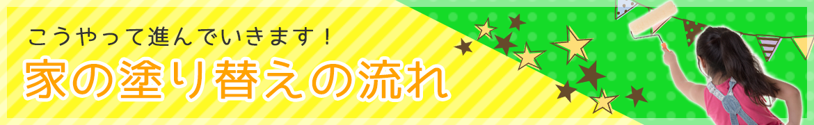 家の塗り替えの流れ