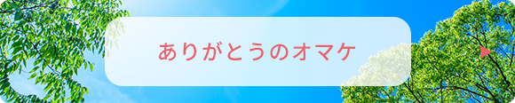 ありがとうのオマケ